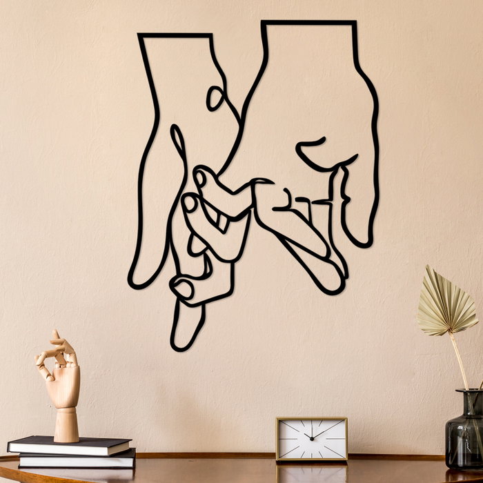 Wallity Pinky Love Escultura de pared en Negro Wallity Pinky Love Escultura de pared en Negro
